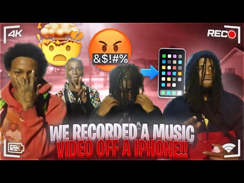 WE RECORDED A MUSIC VIDEO OFF A IPHONE🤯..MUST WATCH