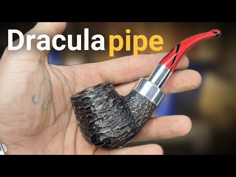 Handmade Pipe Inspired by Dracula Peterson | Briar Wood Turning