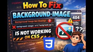 How to Fix " background-image " is not working in CSS