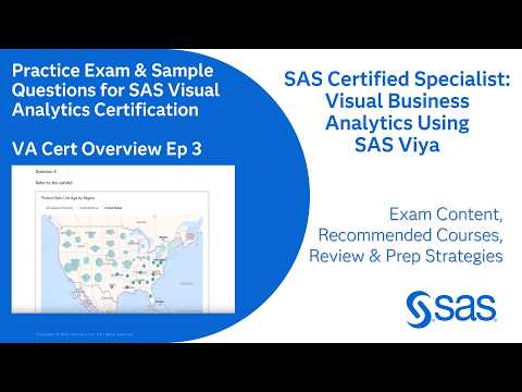 Practice Exam & Sample Questions for SAS Visual Analytics Certification | VA Cert Overview Ep 3