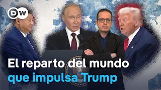 What is the new world order divided into three spheres of influence that Donald Trump is promoting?