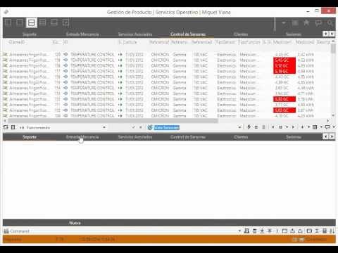 Gestion integrada de control de sensores y procesos de negocio