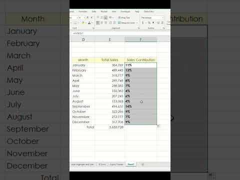 How To  Use Excel Data Bars