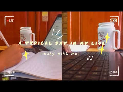 A typical day in my life // study with me