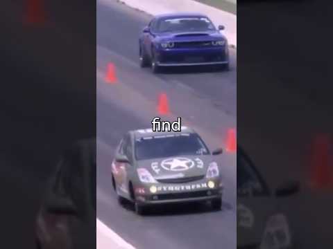 CAN YOU RACE A PRIUS? 😳 #cars #racing #jdm