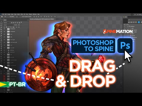 SPINE 2D - NOVO RECURSO NA VERSÃO 4.2 - DRAG AND DROP