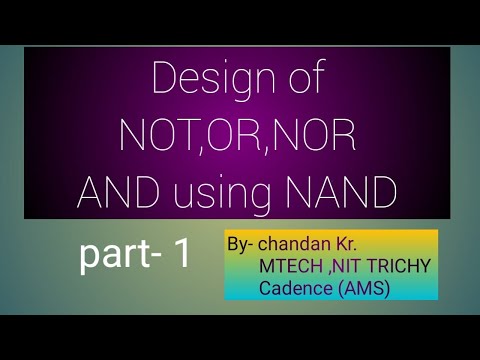 #design of #and #norgate #orgate using #nandgate #lec3