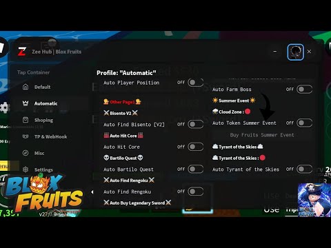 [UPDATE 27] NEW Blox Fruits Script (Roblox) | Auto Farm, Auto Fishing + No Key + Auto Summer Token 