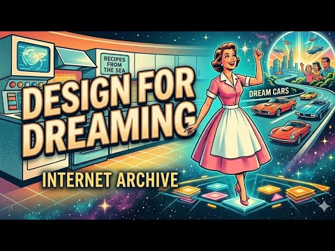 The strangest 1956 film you'll ever see. Dream cars and a hidden message.🚀 #DesignForDreaming #video