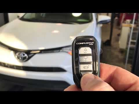 2016 Toyota Rav 4 with Compustar G15 2way LED Remote Starter