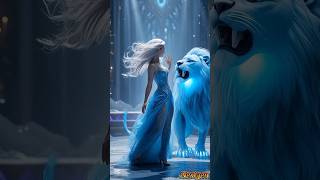 Wait… Did That Lion Just Follow Her Commands  #americasgottalent