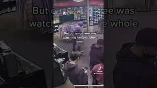 Customer caught trying to steal! #dontdothis