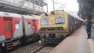 Train videos Indian railways station latest video | Mumbai Central line railways local trains video