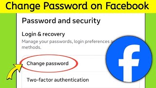 How To Change Password on Facebook