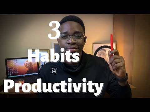 3 Habits of High Productivity part 1 #Shorts