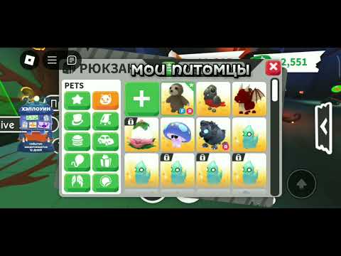 Рум тур на мой профиль в Adopt me