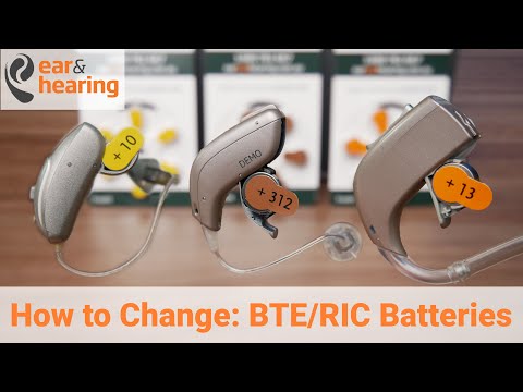 How to Change Behind the Ear Hearing Aid Batteries (Oticon, Phonak, Signia, Widex, Starkey...)