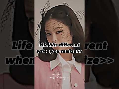 Life hits different when you realise.. 🌸💓 #trends #fypシ゚ #shortsfeed #newaesthetic #shorts