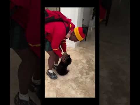 Speed is back home in Miami after his trip to Saudi Arabia reunited with his dog #ishowspeed #viral
