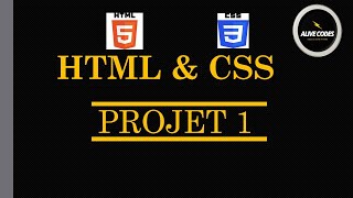 [HTML & CSS](PROJET 1)
