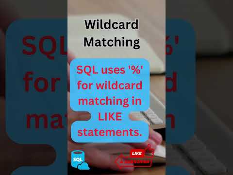 Mastering Wildcard Matching in SQL: 60 Seconds to Data Discovery! #shorts