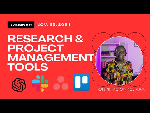 How to do Research Research and work on Project Management tools