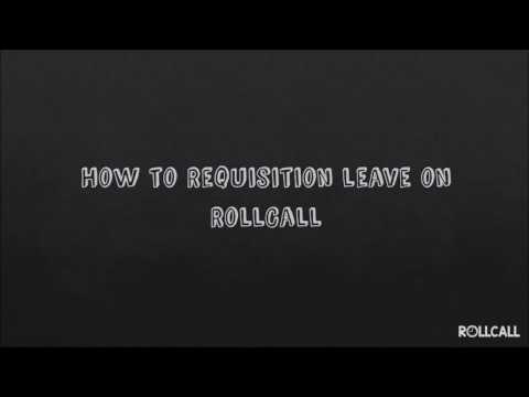 Requesting Leave on RollCall