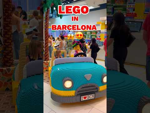 Incredible Barcelona‘s Lego store | Landmarks in Lego #shorts #lego