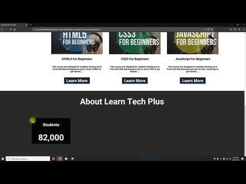 Build about section