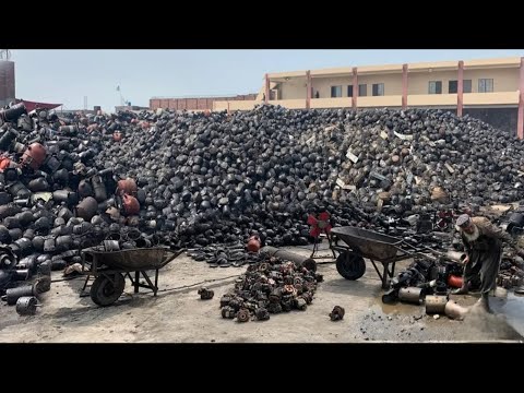 This Pakistani Factory Extract Pure Silver From Old Compressors | Compressor Recycling Process
