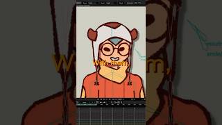 2D animation rigging in Moho! #animation #moho #2danimation