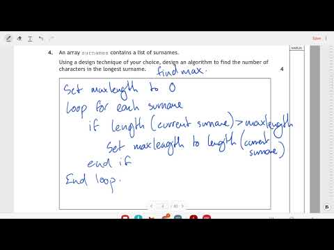 Higher Computing 2024 - Q2,4,6 Short SDD Questions