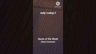 Day 3 of Coding Daily | #coding #htmlcoding #programming #tech #javascript #css |