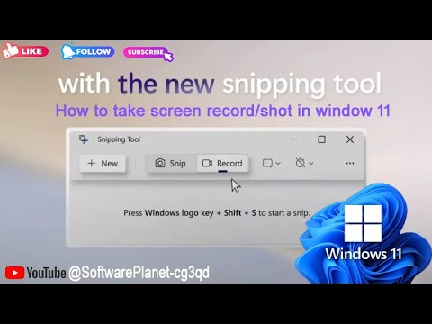 How to take screen recording/shot in windows 11 | Telugu #snippingtool #windows