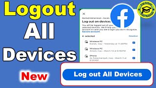 How to Log Out Your Facebook from All Devices? [2025 Update]