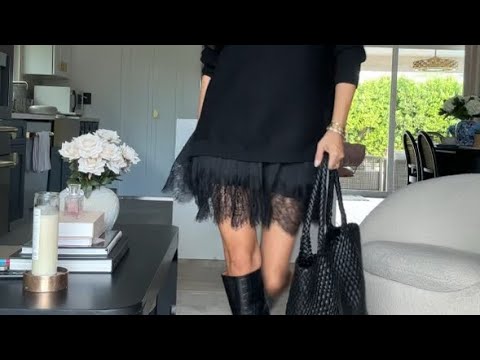 Amazon Lace Skirt Styled 2 Ways #amazonstyle #styling
