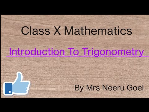 Trigonometry Table - Learn quickly