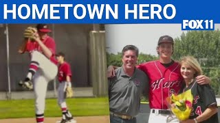 Dodger pitcher Tyler Glasnow inspires Hart High School  | FOX 11 LA