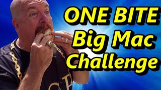McDonalds Big Mac - One Bite Challenge