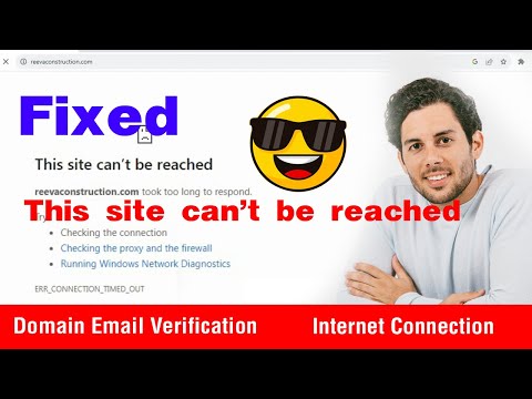 How To Fix "this Site Can't Be Reached" Error | Website Not Working | Website Not Opening Error