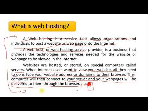 What is Web hosting | What are the different types of Hosting |