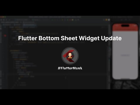Flutter Update Bottom Sheet #fluttermonk #flutterapp #flutter