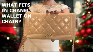 What fits in CHANEL WOC?