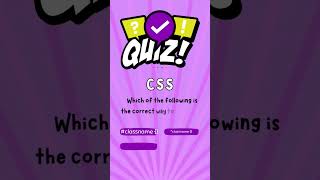 CSS Practice Quiz with Answers | Boost Your Web Skills! #quiz #css #webdevelopmenttutorial #htmlcss