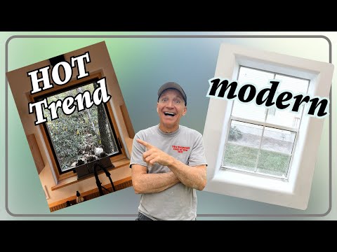 Popular Trend! How to install a Trim less Window | Modern Drywall Returns @trimtex