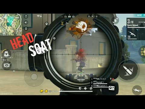 Tutorial headshot pake awm!!!! FREE FIRE INDONESIA