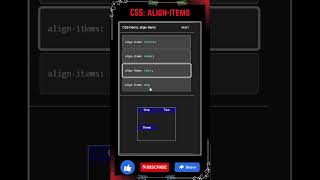 #16 #Align-items css