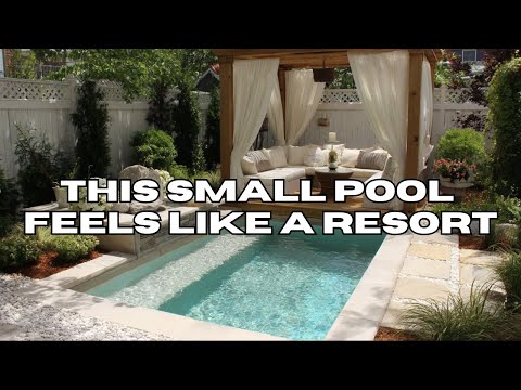 Backyard Glow Up with a Small Pool | Dreamy Home Retreat