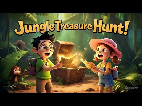 Jungle Treasure Hunt! | Fun Adventure Rhyme for Kids | TuneTots Original