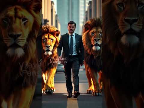 Vijayakanth 🦁🦁🦁 Singam Walk AI Video #vijayakanth #fans #shorts #ai